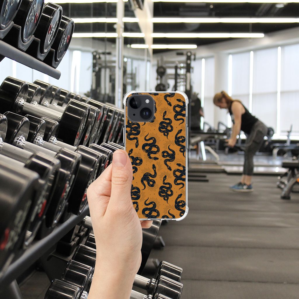 Case Anti-shock voor iPhone 15 Plus Snakes B2C Telecom