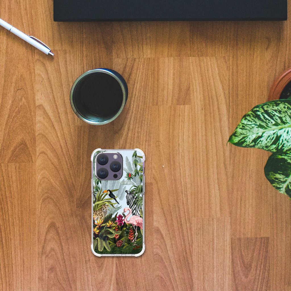 Case Anti-shock voor iPhone 15 Pro Jungle B2C Telecom