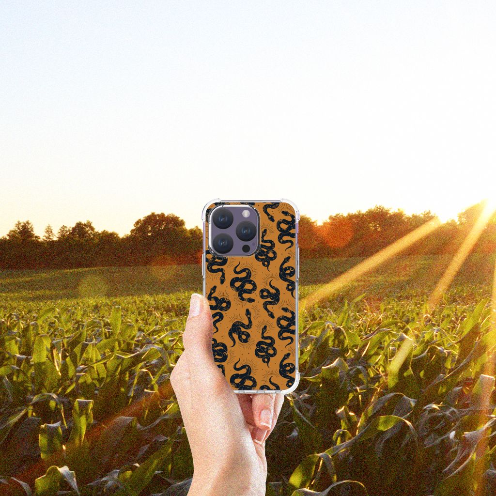 Case Anti-shock voor iPhone 15 Pro Snakes B2C Telecom