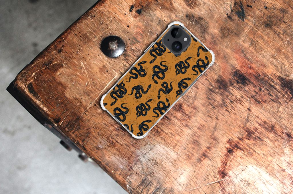 Case Anti-shock voor iPhone 15 Snakes B2C Telecom