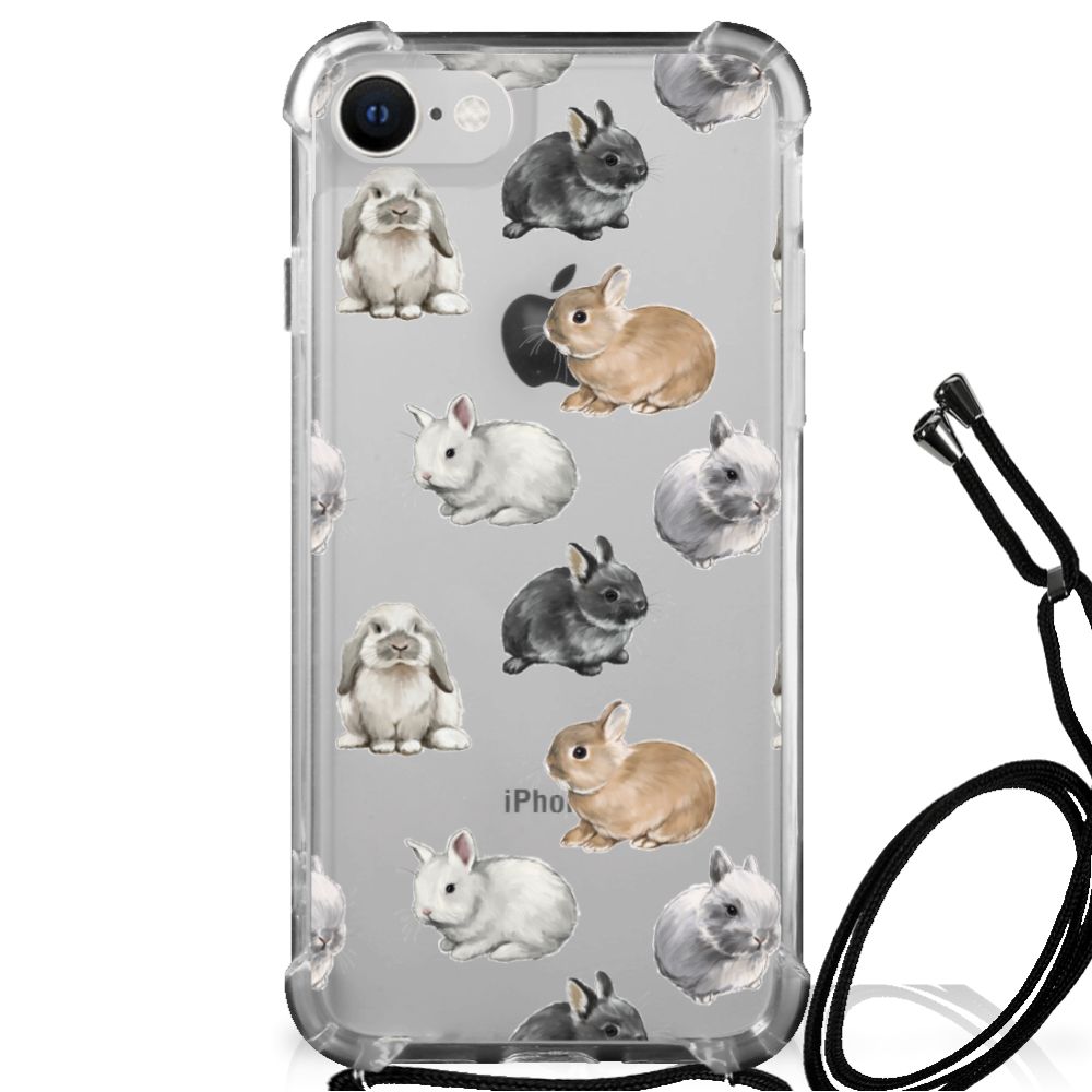 Case Anti-shock voor iPhone SE 2022 | 2020 | 8 | 7 Konijntjes B2C Telecom