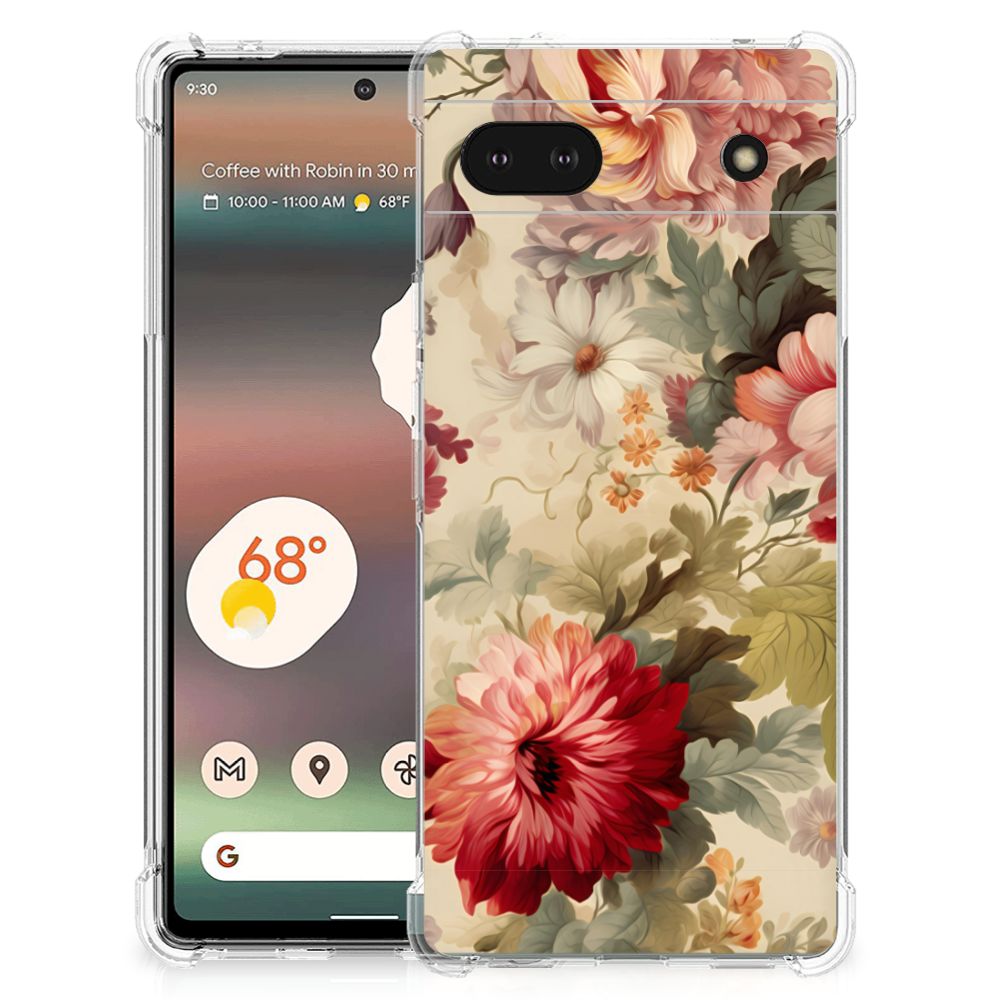 Case voor Google Pixel 6A Bloemen B2C Telecom