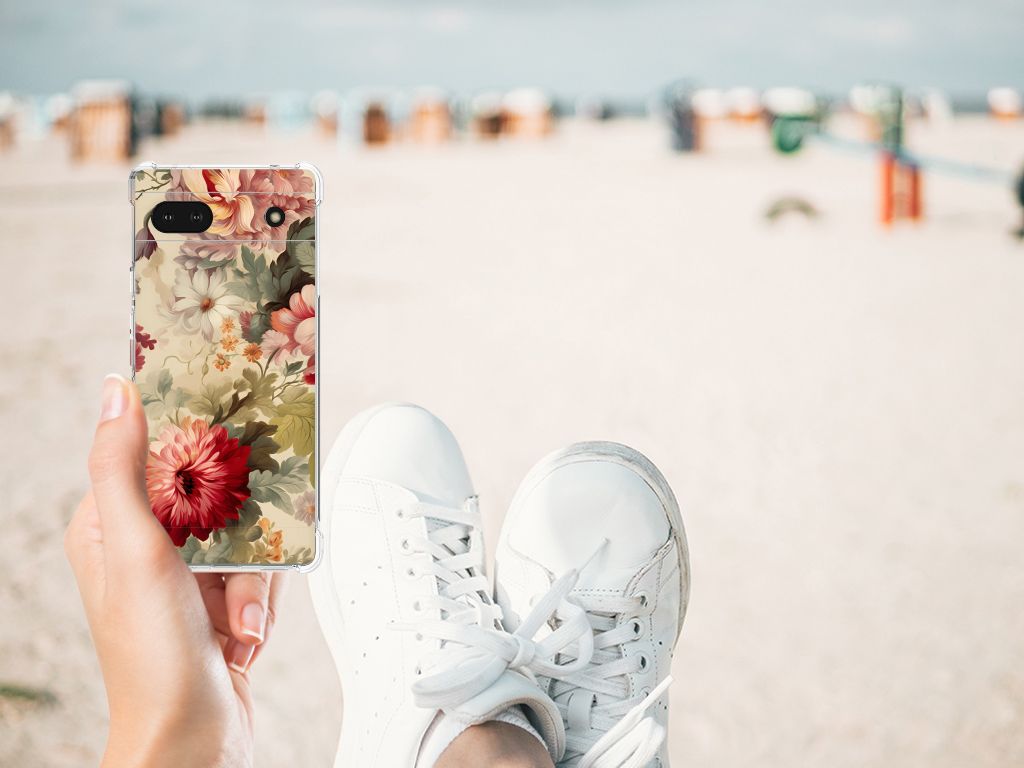Case voor Google Pixel 6A Bloemen B2C Telecom