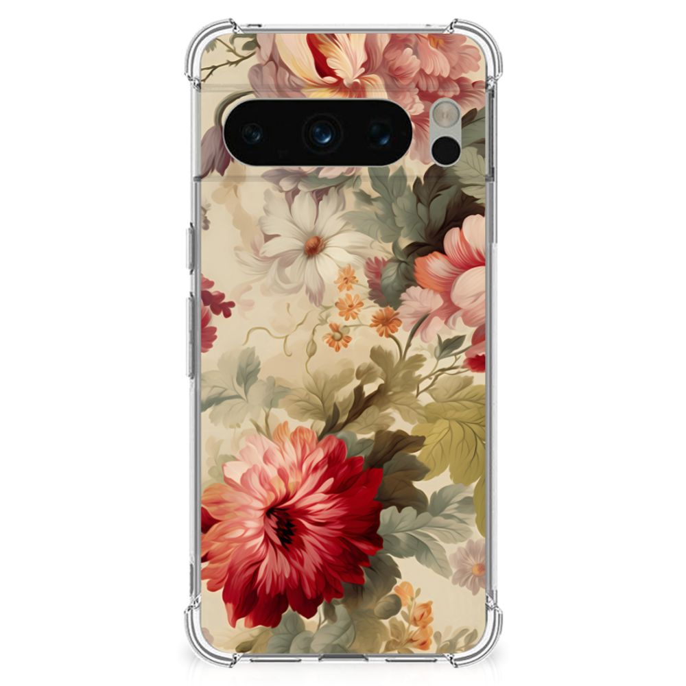 Google Pixel 8 Pro Case voor Google Pixel 8 Pro Bloemen achterkant