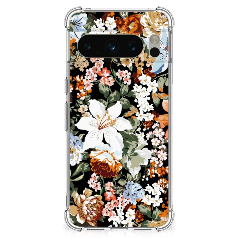 Case voor Google Pixel 8 Pro Dark Flowers B2C Telecom