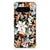 Google Pixel 9 Pro XL Case voor Google Pixel 9 Pro XL Dark Flowers achterkant