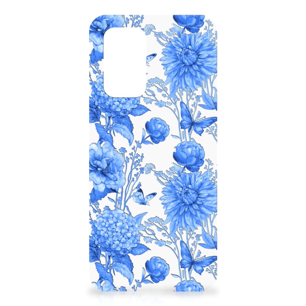 Case voor Nokia XR21 Flowers Blue B2C Telecom