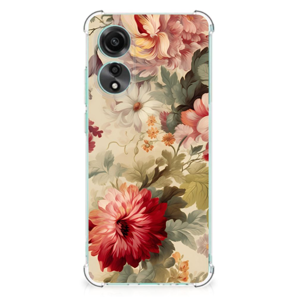 Case voor OPPO A78 4G Bloemen B2C Telecom