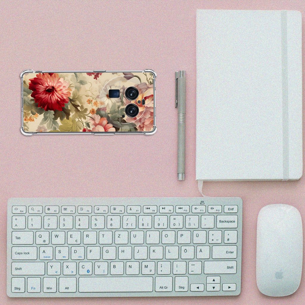 Case voor OPPO Find X6 Pro Bloemen B2C Telecom