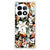 Case voor OnePlus 11 Dark Flowers bloemen hoesje achterkant