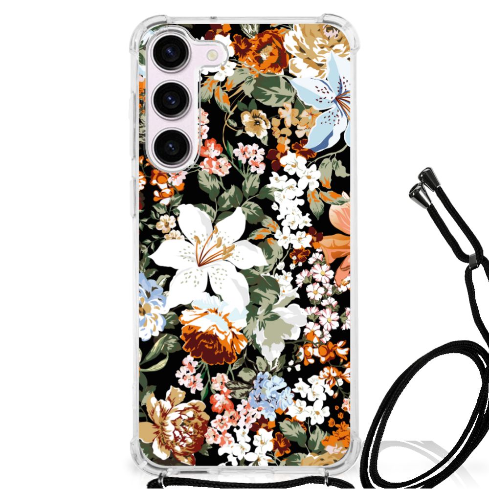 Case voor Samsung Galaxy S23 Dark Flowers B2C Telecom