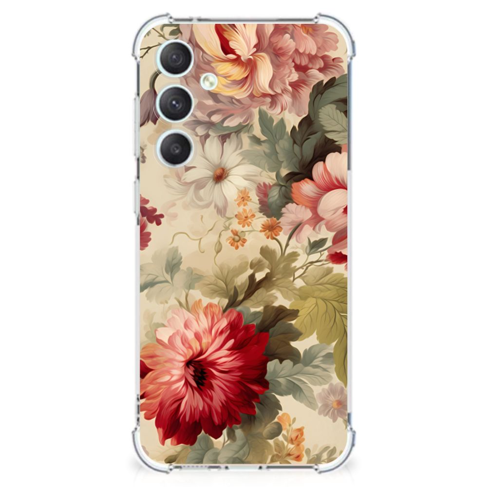 Case voor Samsung Galaxy S23 FE Bloemen B2C Telecom