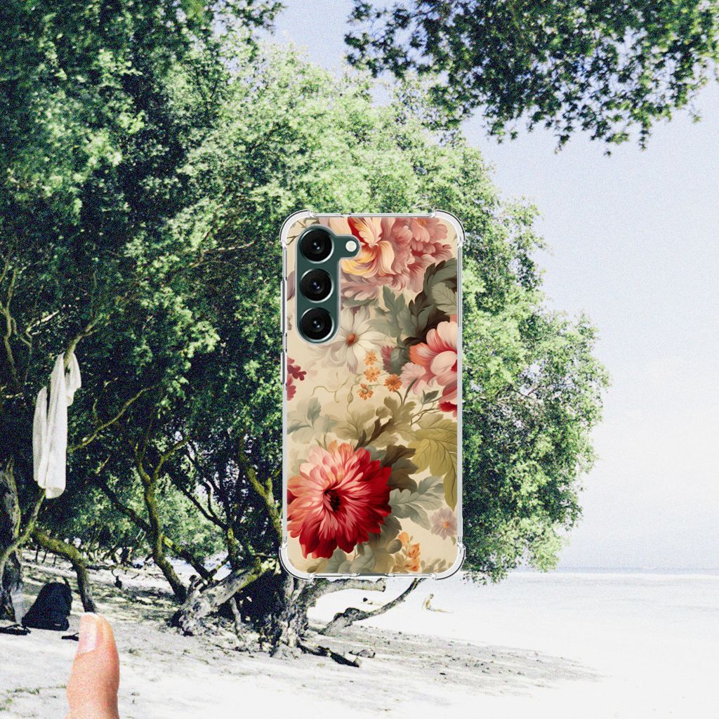 Case voor Samsung Galaxy S23 Plus Bloemen B2C Telecom