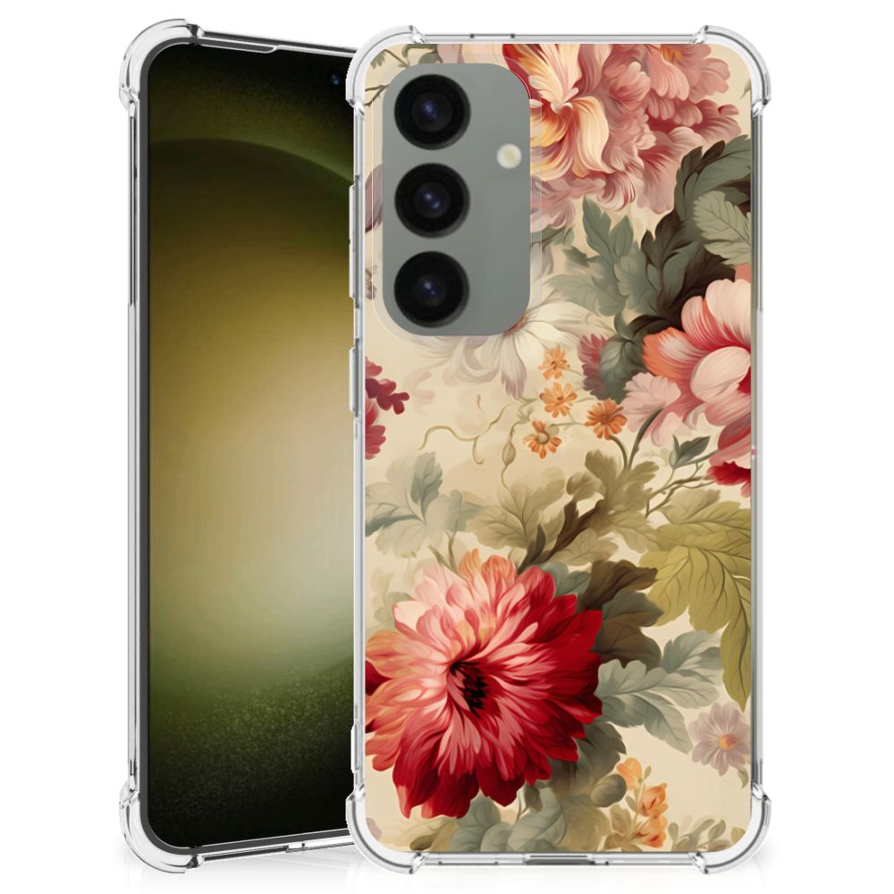 Case voor Samsung Galaxy S24 Bloemen B2C Telecom