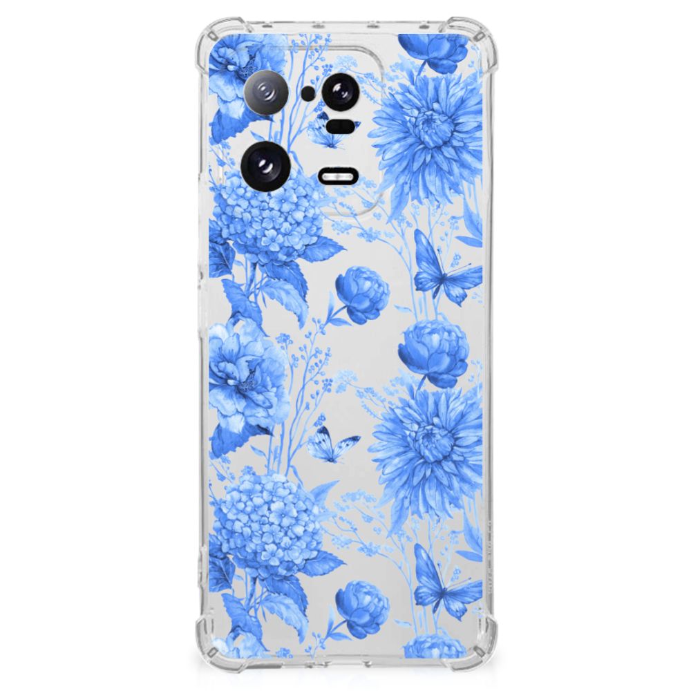 Case voor Xiaomi 13 Pro Flowers Blue B2C Telecom