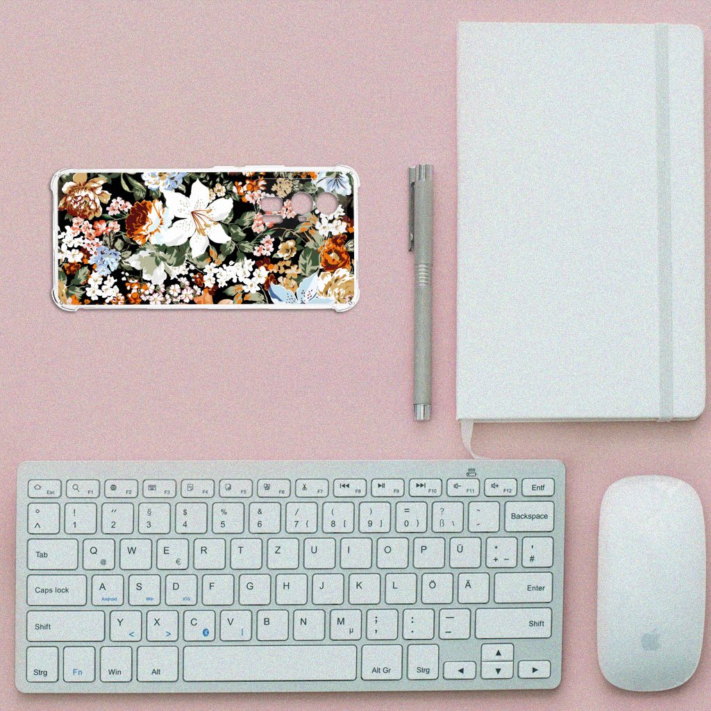 Case voor Xiaomi Poco F5 Pro Dark Flowers B2C Telecom