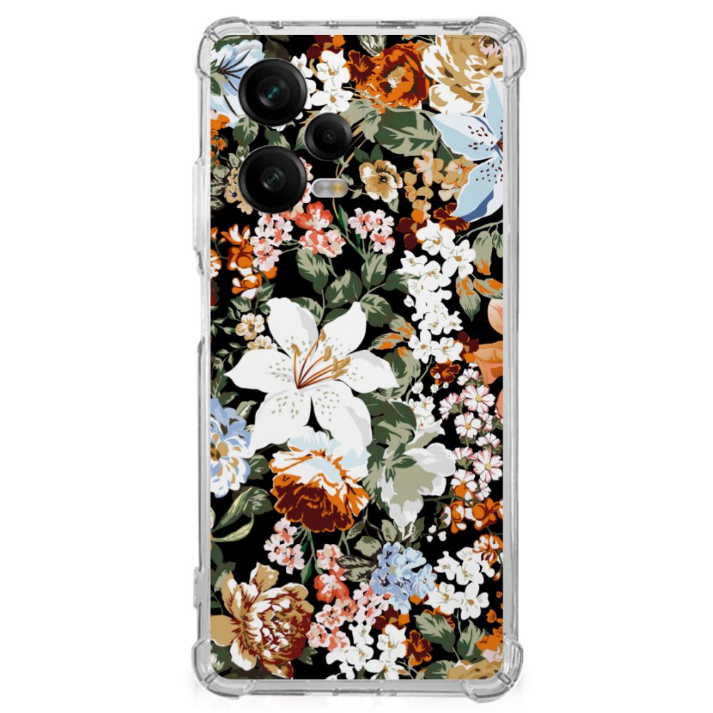 Case voor Xiaomi Redmi Note 12 Pro Dark Flowers B2C Telecom
