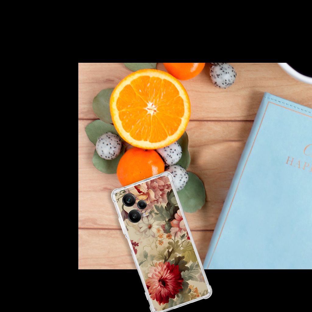 Case voor Xiaomi Redmi Note 12 Pro Plus Bloemen B2C Telecom
