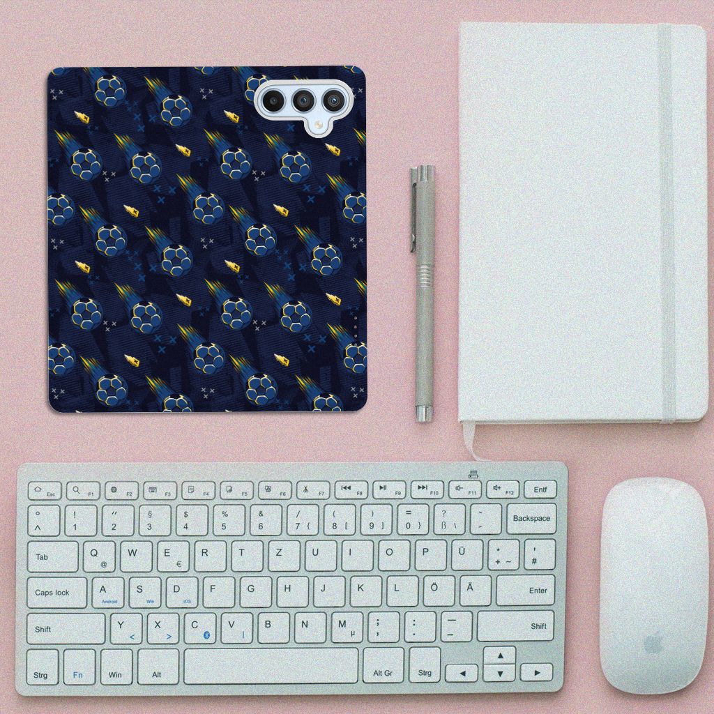 Case voor iPhone 12 | 12 Pro Flowers Blue B2C Telecom