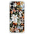 iPhone 16 Plus Case voor iPhone 16 Plus Dark Flowers achteraanzicht