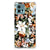 Case voor otorola Moto G72 Dark Flowers B2C Telecom