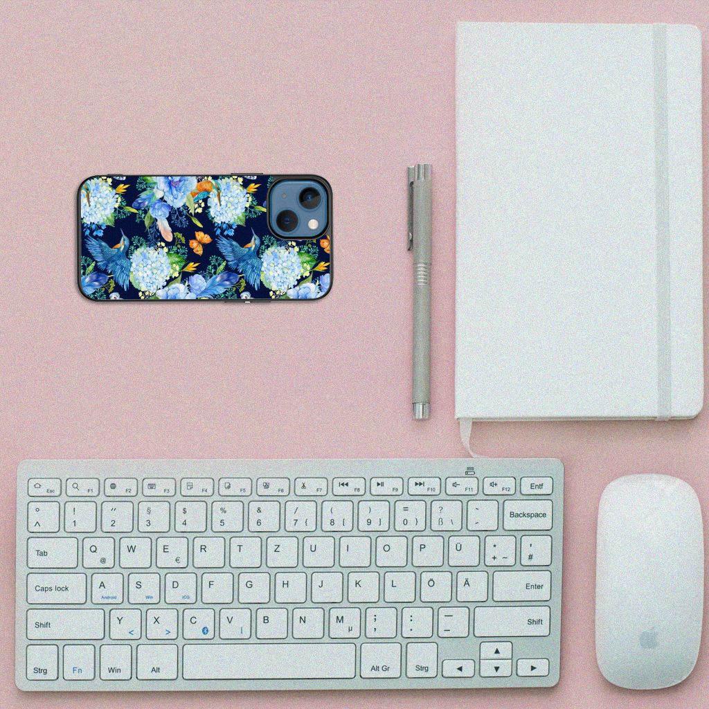 Dierenprint Telefoonhoesje voor Apple iPhone 13 mini IJsvogel B2C Telecom