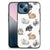Dierenprint Telefoonhoesje voor Apple iPhone 13 mini Konijntjes B2C Telecom