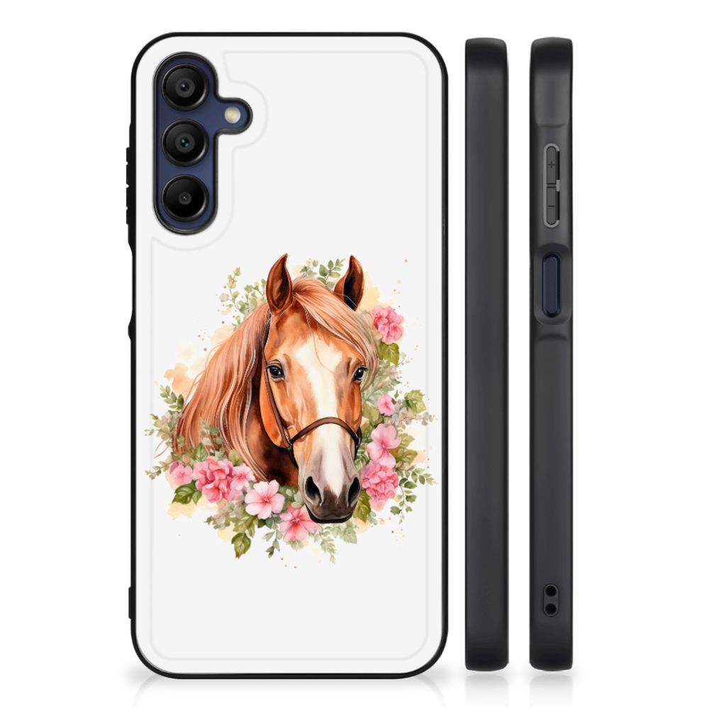 Dierenprint Telefoonhoesje voor Samsung Galaxy A15 Paard B2C Telecom