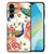 Samsung Galaxy A16 5G/4G Dierenprint Telefoonhoesje Pink Peacock voorkant