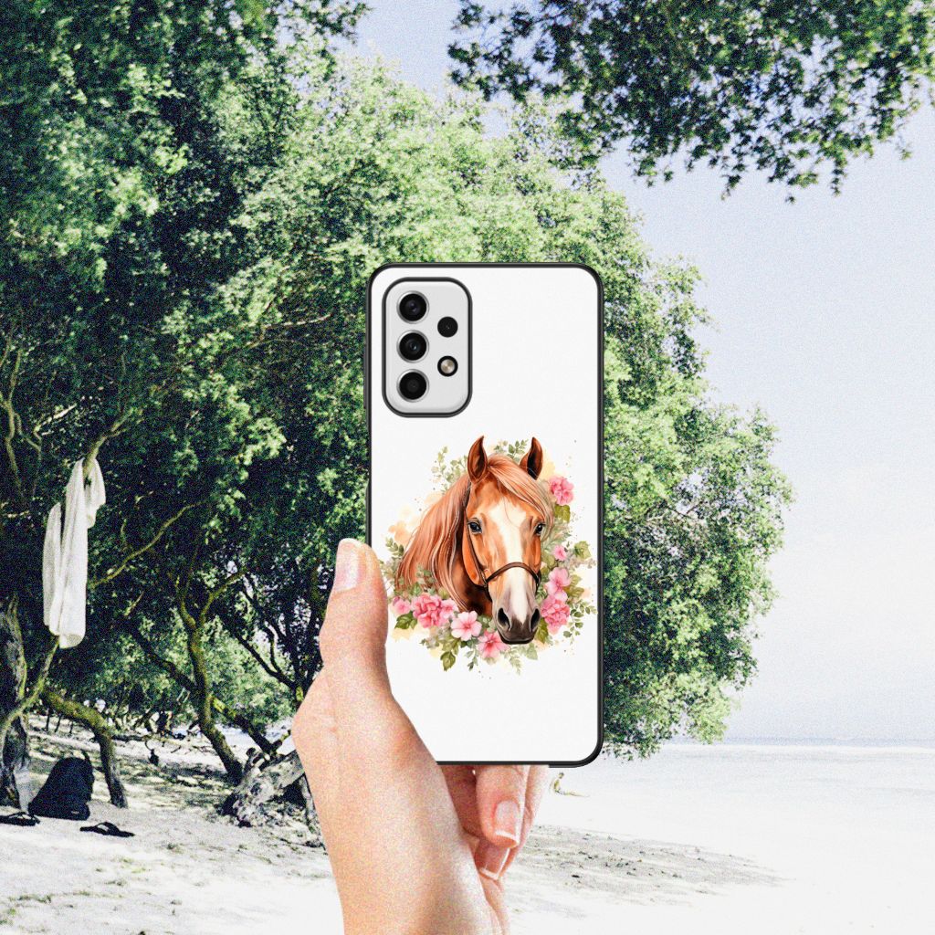 Dierenprint Telefoonhoesje voor Samsung Galaxy A23 Paard B2C Telecom