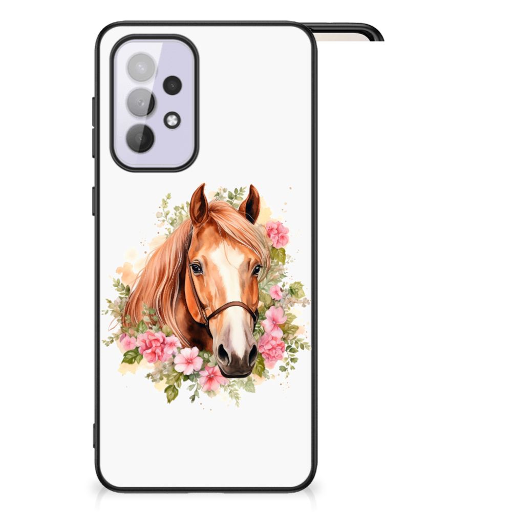 Dierenprint Telefoonhoesje voor Samsung Galaxy A33 5G Paard B2C Telecom