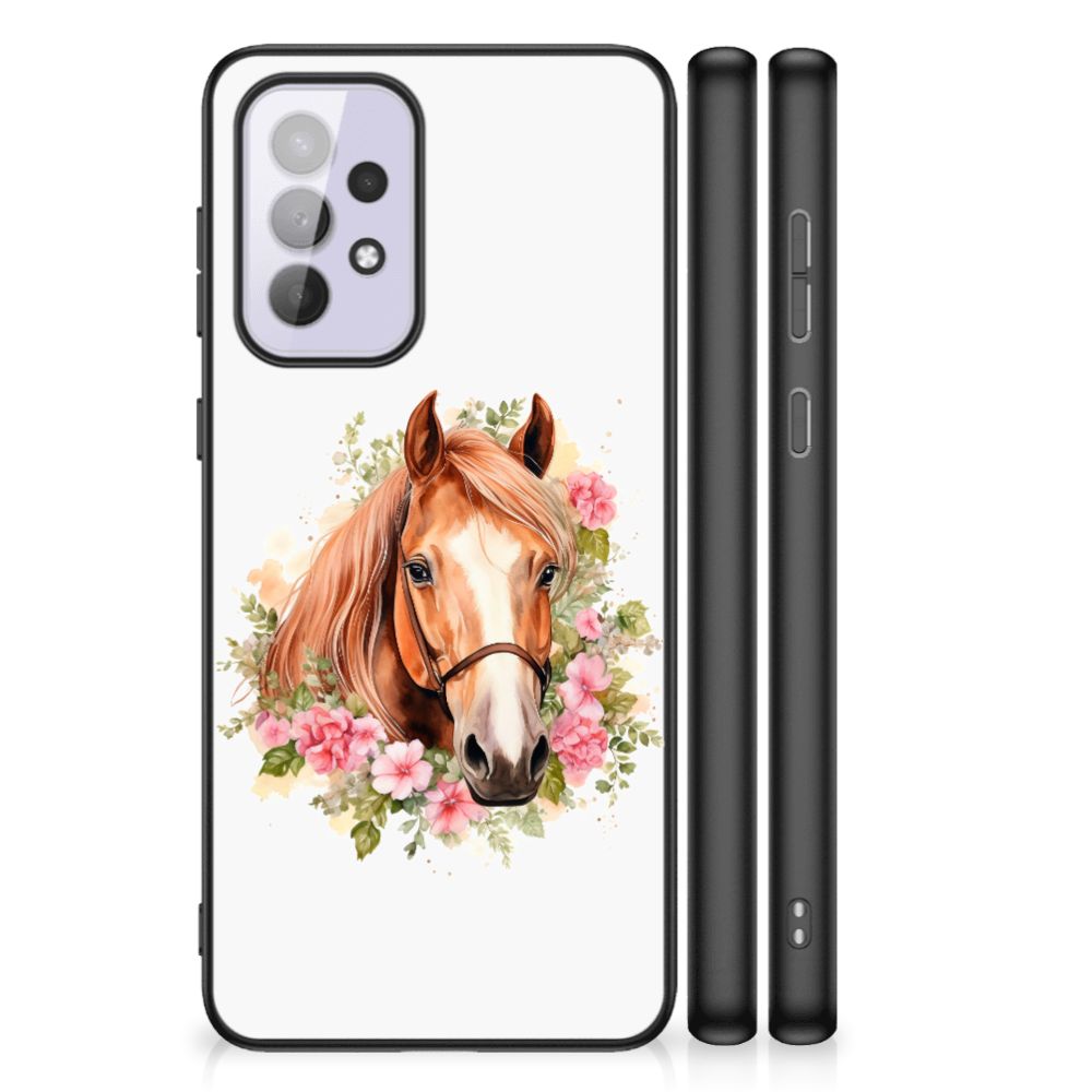Dierenprint Telefoonhoesje voor Samsung Galaxy A33 5G Paard B2C Telecom