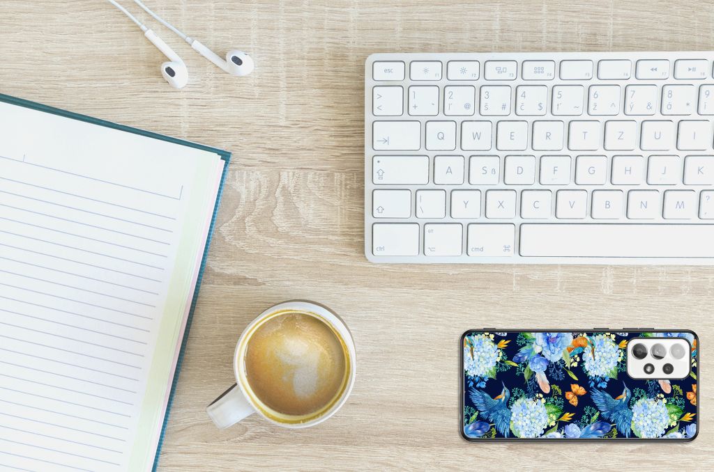 Dierenprint Telefoonhoesje voor Samsung Galaxy A52 | A52s (5G/4G) IJsvogel B2C Telecom