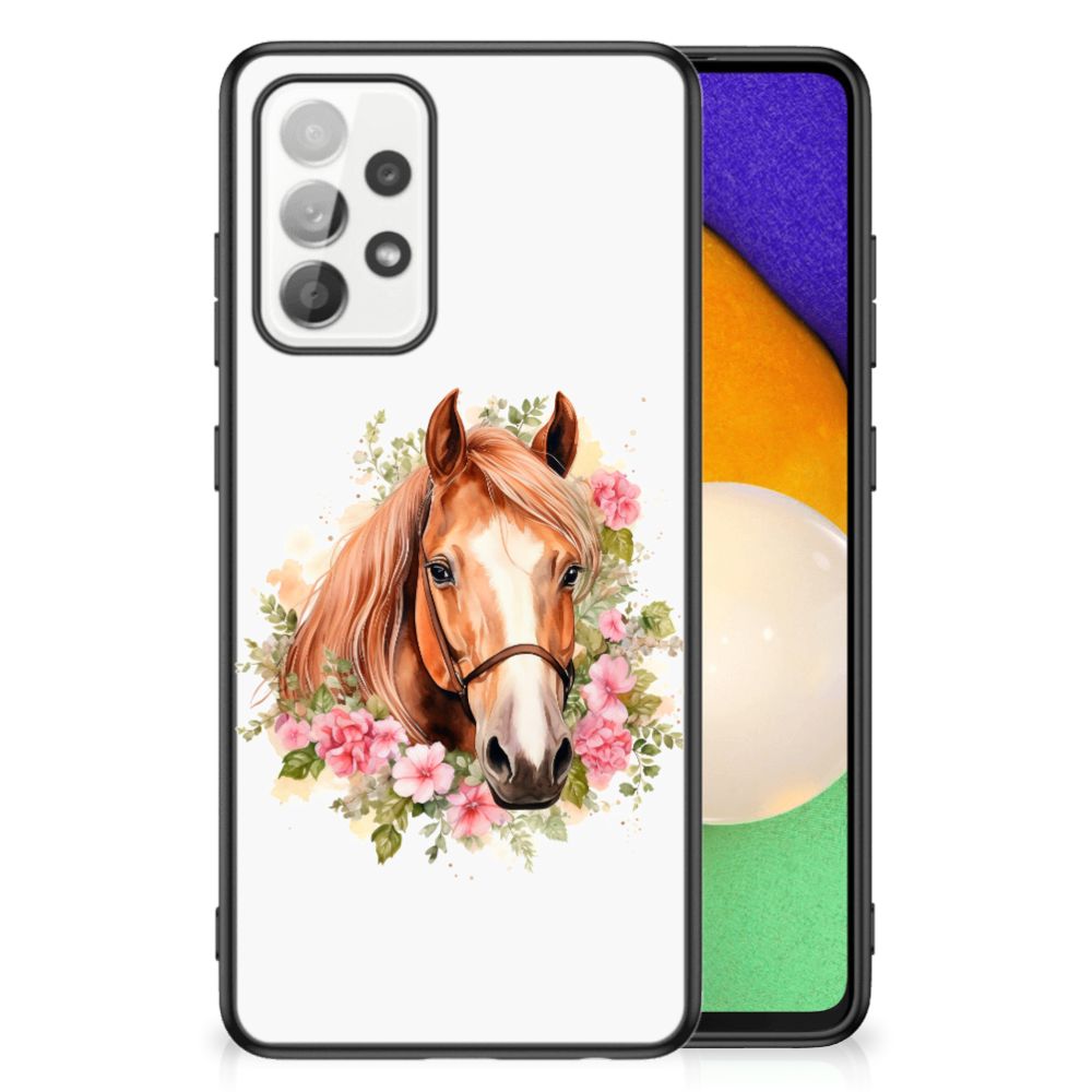 Dierenprint Telefoonhoesje voor Samsung Galaxy A52 | A52s (5G/4G) Paard B2C Telecom