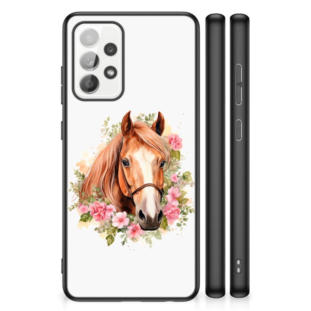 Dierenprint Telefoonhoesje voor Samsung Galaxy A52 | A52s (5G/4G) Paard B2C Telecom