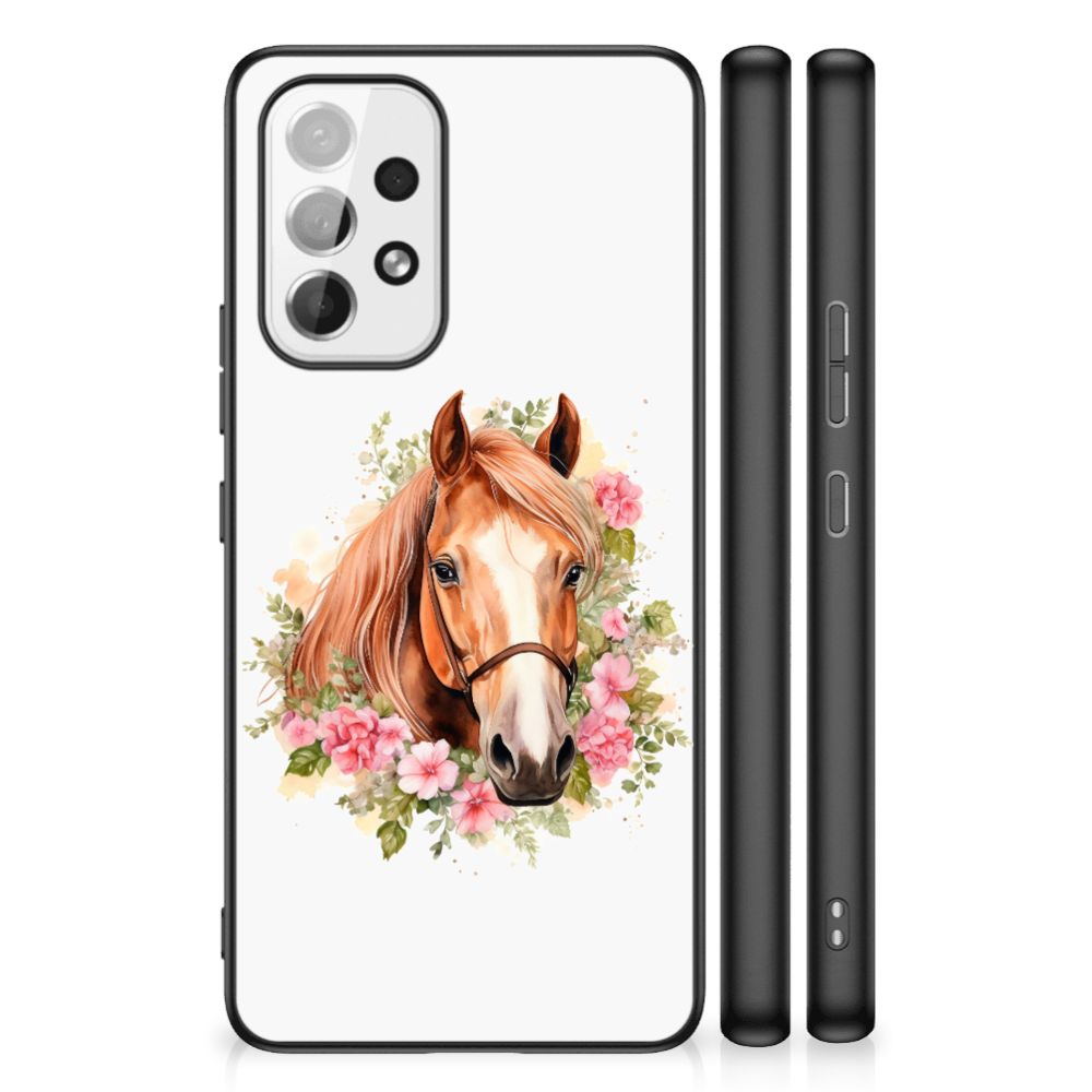 Dierenprint Telefoonhoesje voor Samsung Galaxy A53 Paard B2C Telecom