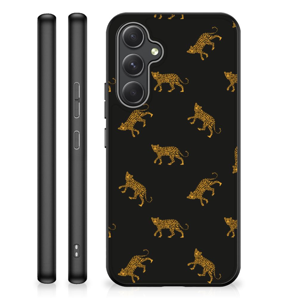 Dierenprint Telefoonhoesje voor Samsung Galaxy A54 Leopards met een stoere luipaardenprint, perfect als cadeau!