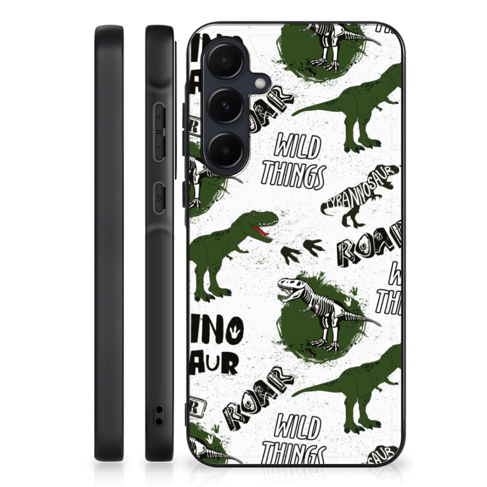 Samsung Galaxy A55 Dierenprint Telefoonhoesje Dinosaurus design links