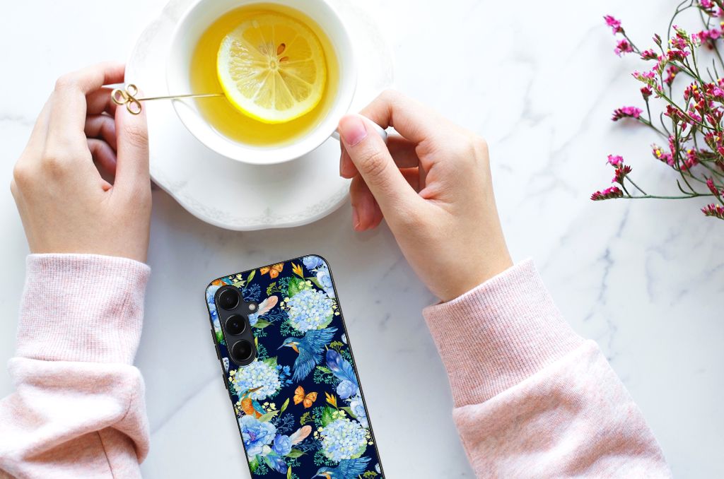 Dierenprint Telefoonhoesje voor Samsung Galaxy A55 IJsvogel B2C Telecom