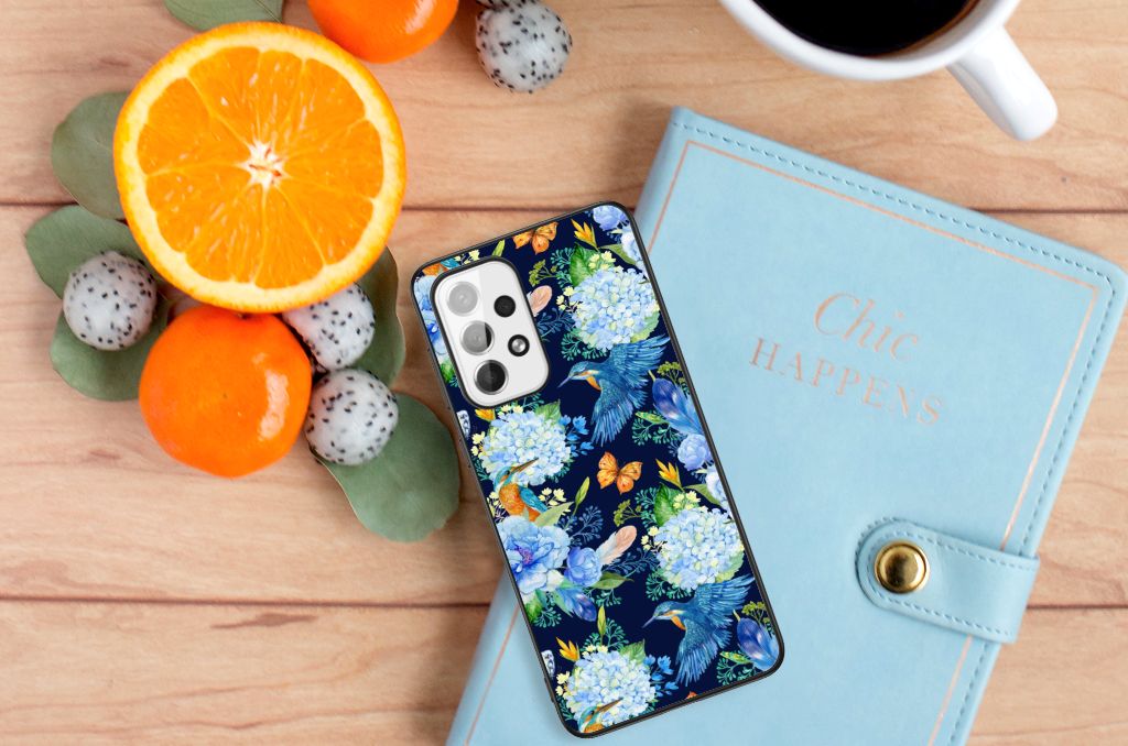 Dierenprint Telefoonhoesje voor Samsung Galaxy A73 IJsvogel B2C Telecom