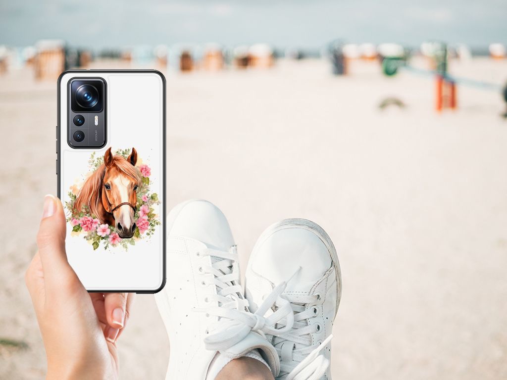 Dierenprint Telefoonhoesje voor Xiaomi 12T | 12T Pro Paard B2C Telecom