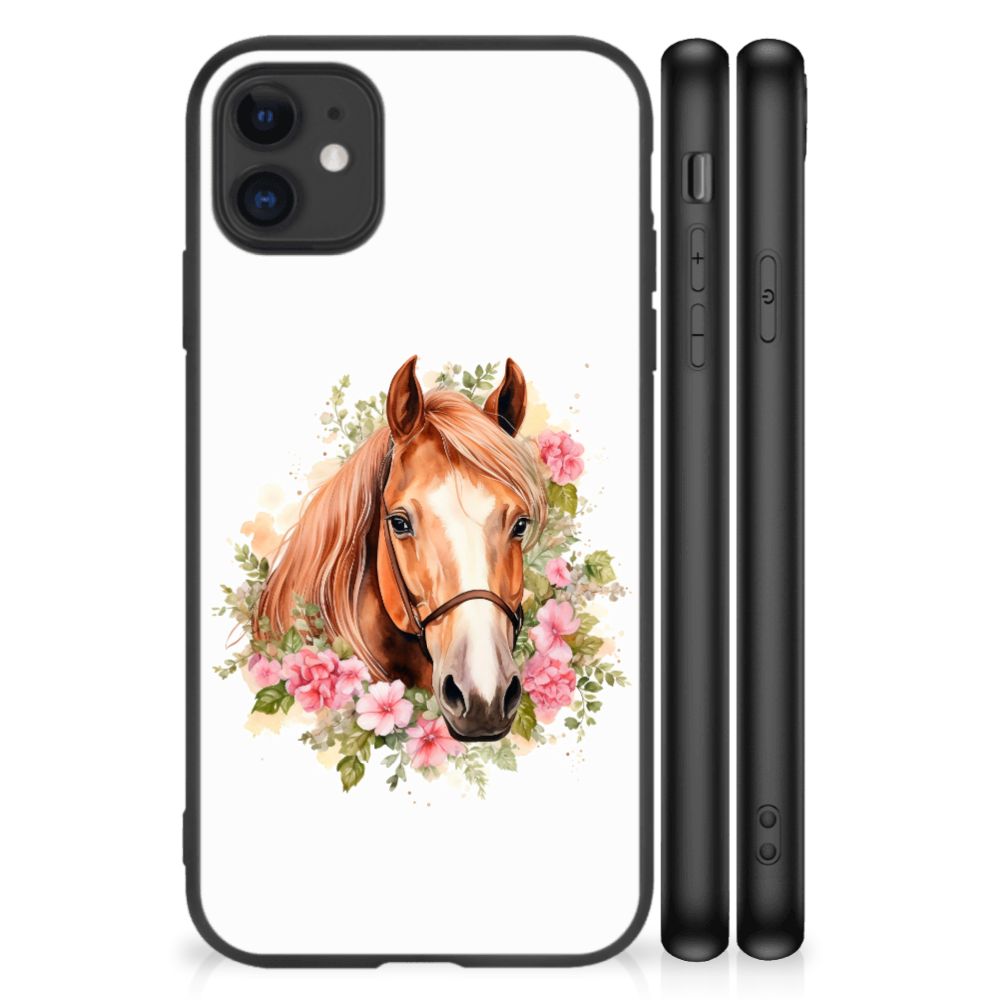 Dierenprint Telefoonhoesje voor iPhone 11 Paard B2C Telecom