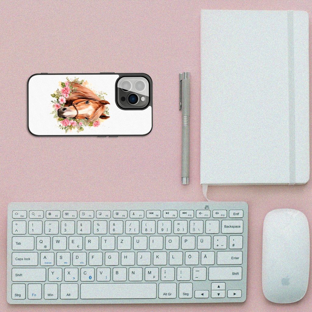 Dierenprint Telefoonhoesje voor iPhone 13 Pro Paard B2C Telecom