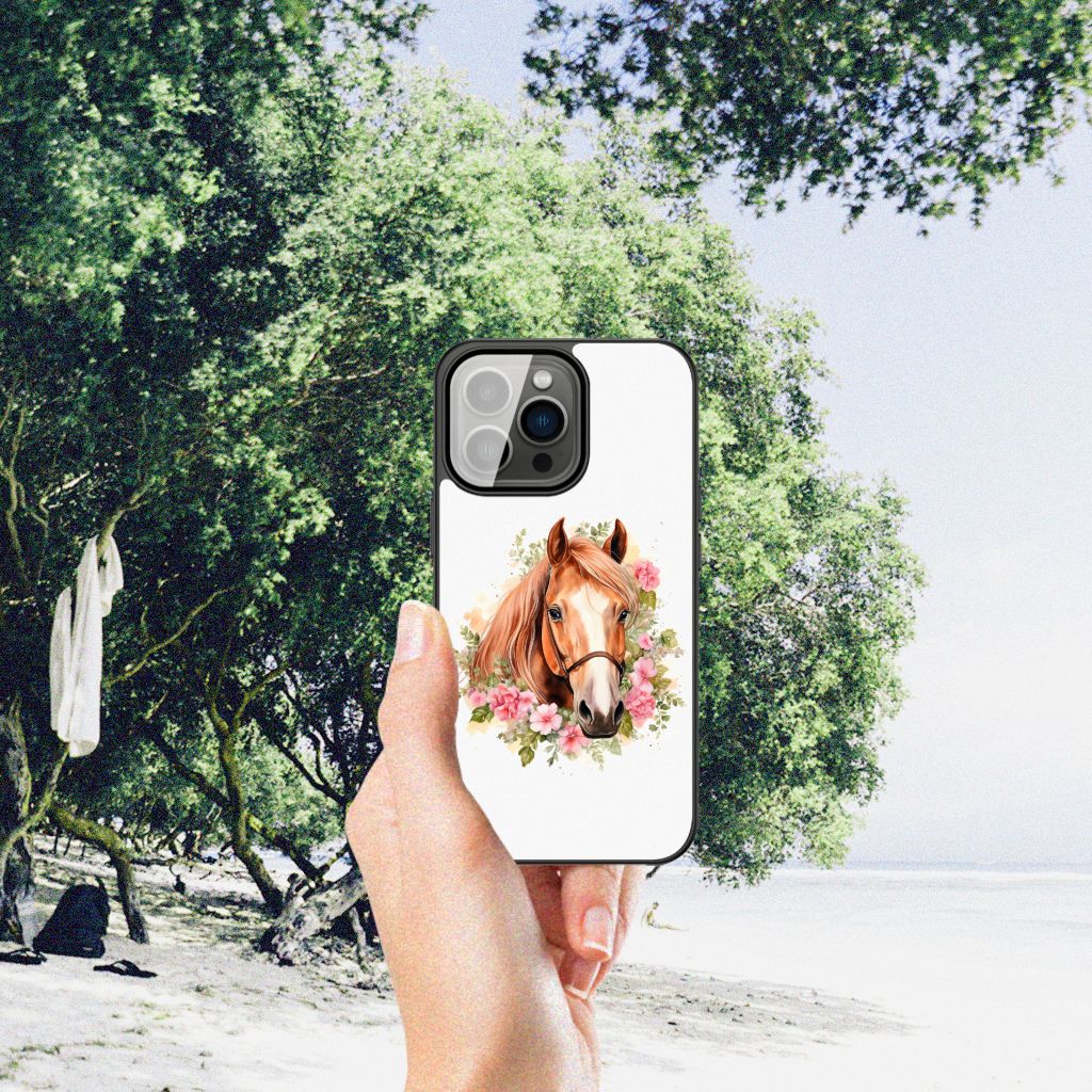 Dierenprint Telefoonhoesje voor iPhone 13 Pro Paard B2C Telecom