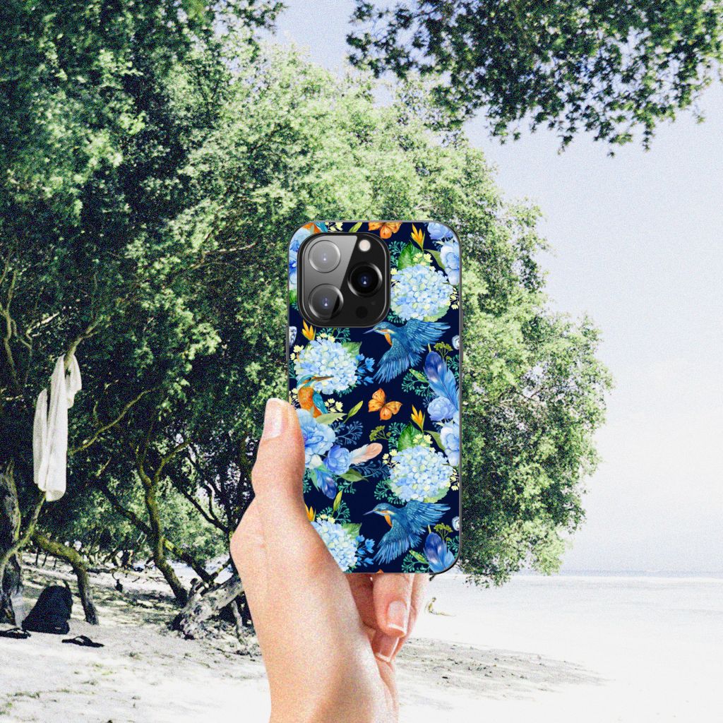 Dierenprint Telefoonhoesje voor iPhone 14 Pro IJsvogel B2C Telecom