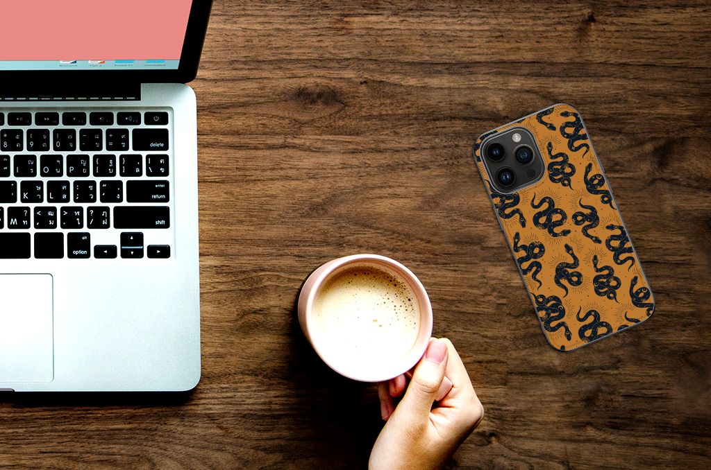 Dierenprint Telefoonhoesje voor iPhone 15 Pro Max Snakes B2C Telecom