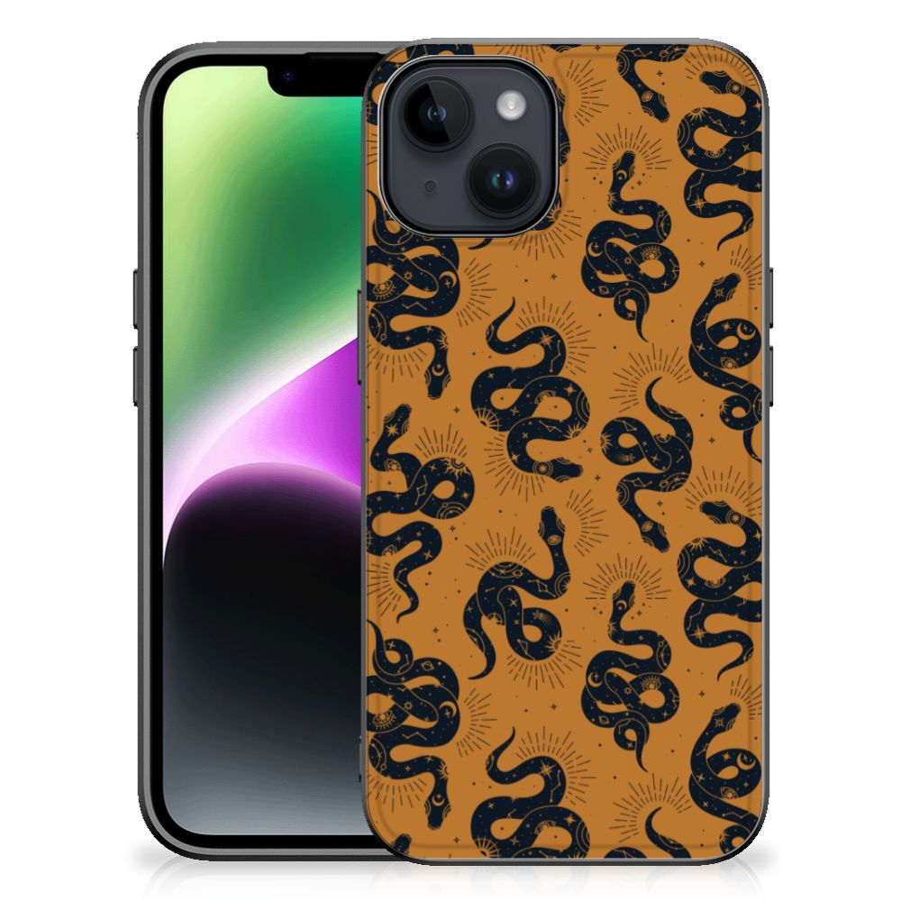 Dierenprint Telefoonhoesje voor iPhone 15 Snakes B2C Telecom