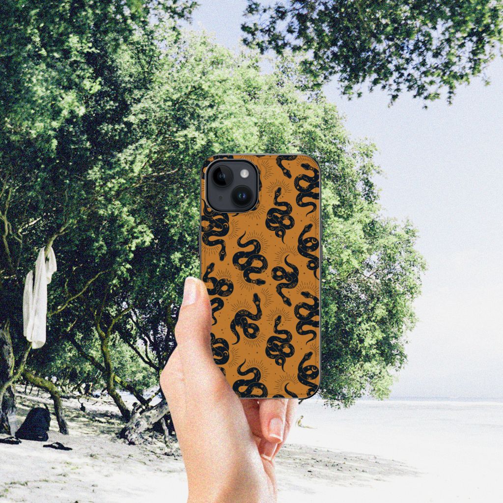 Dierenprint Telefoonhoesje voor iPhone 15 Snakes B2C Telecom