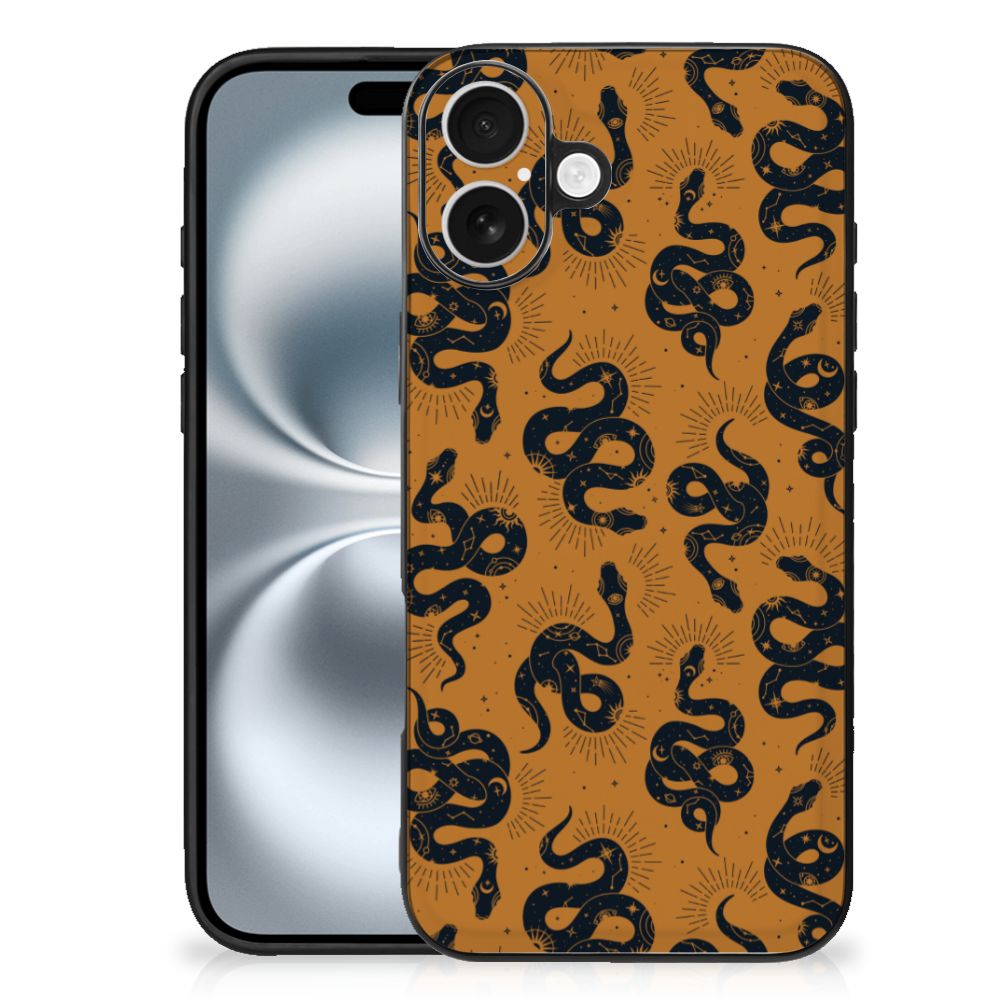 iPhone 16 Plus Dierenprint Telefoonhoesje Snakes achteraanzicht