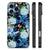 Dierenprint Telefoonhoesje voor iPhone 16 Pro IJsvogel design bloemen zijaanzicht